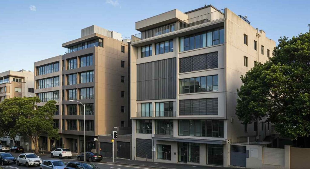 Modern commercial building in Sydney