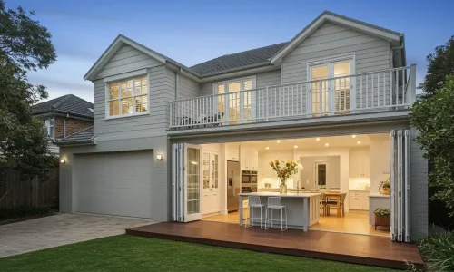 Sydney home with second-storey addition blending seamlessly with original architecture.
